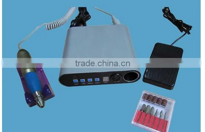 30000 RPM Electric Nail Drill /controlled ultrathin fingeranail coping machine ,EU plug