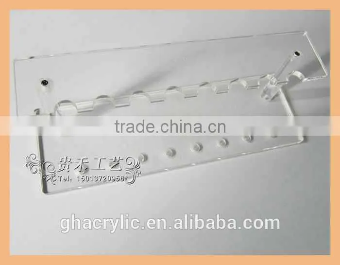 transparent hot selling acrylic pen display rack for wholesale
