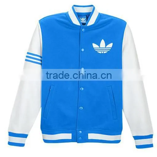 customized cotton fleece varsity jacket,custom pure cotton fleece jacket,fashionwear cotton fleece jacket