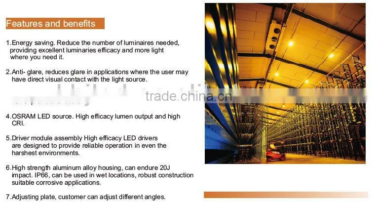 240W High Quality LED IP66 For Indutrical Lighting