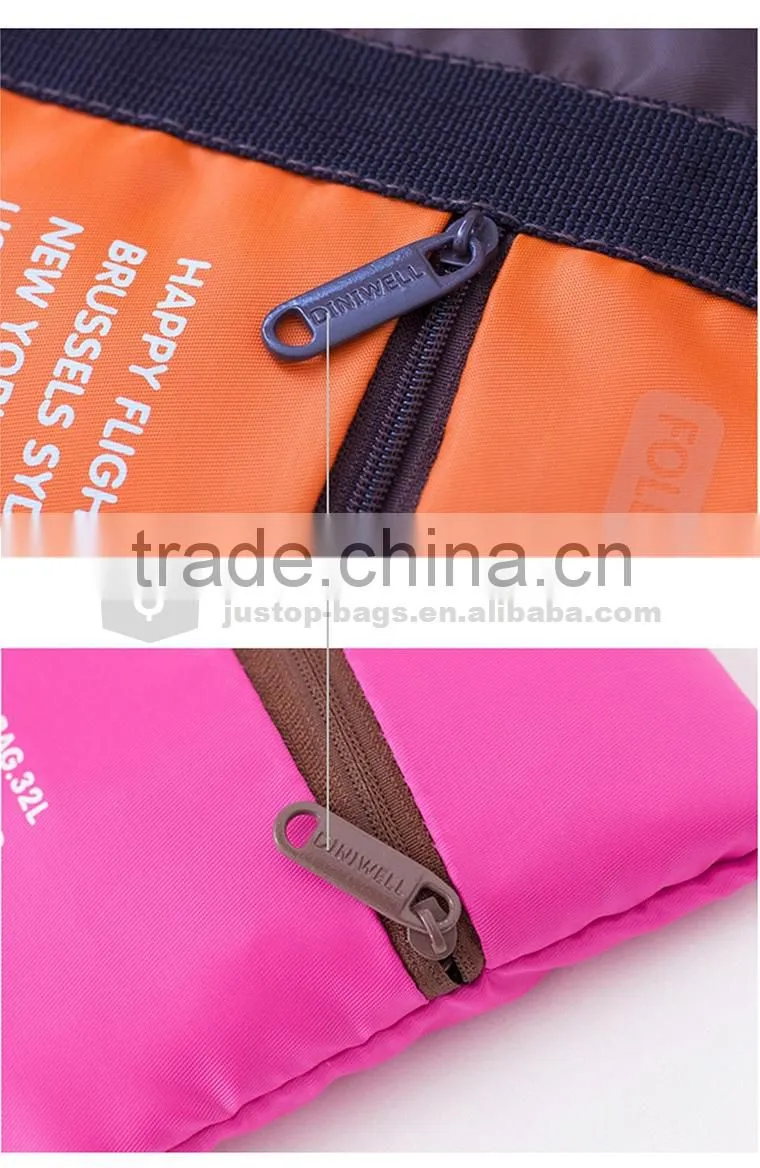Justop quality foldable luggage travel bags