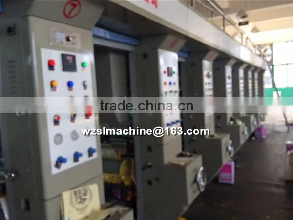 automatic Computerized Color Register Rotogravure Printing machine