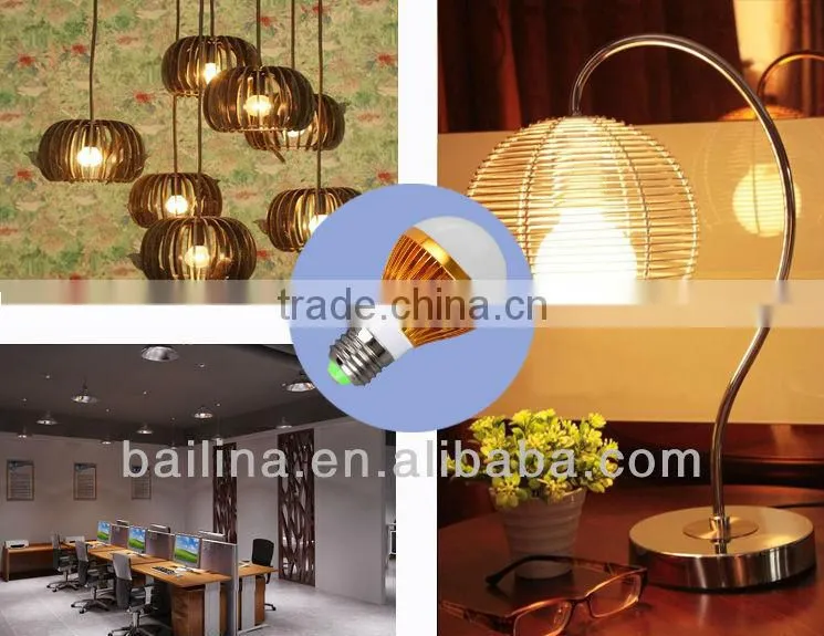 360 degree high cri 5w e27 base bulb lamp