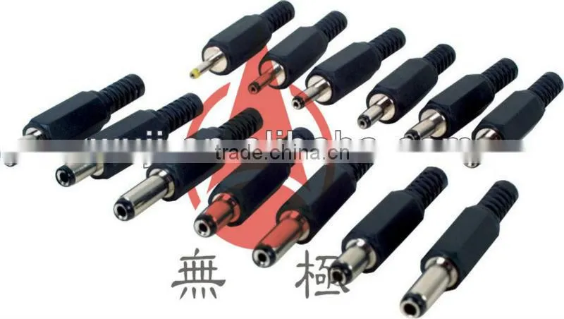 High Promotional DC Power Plug Laptop 2.1mm x 5.5mm - Right Angled Jack - L Shaped Jack with 13.5mm Barrel Length