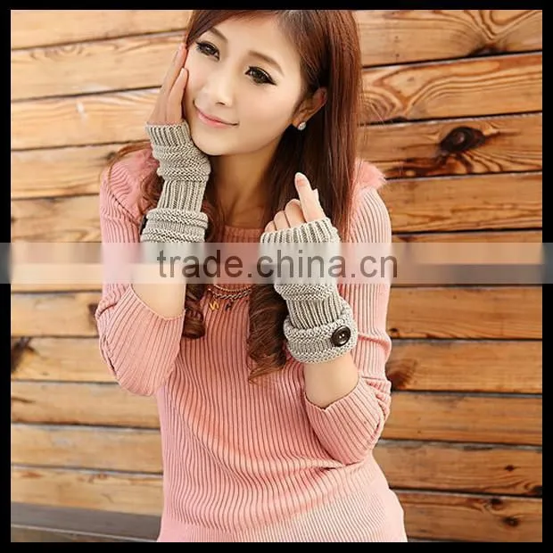 Button Warmers gloves - womens Fingerless Gloves - wrist warmers - texting gloves 7 colors at stock