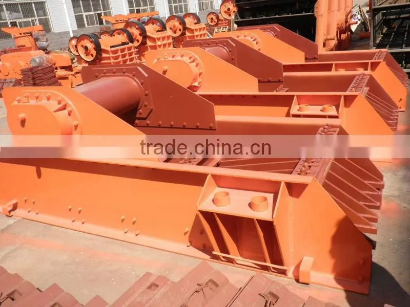 ZHONGDE Vibrating Feeder used in mining high capacity crusher line