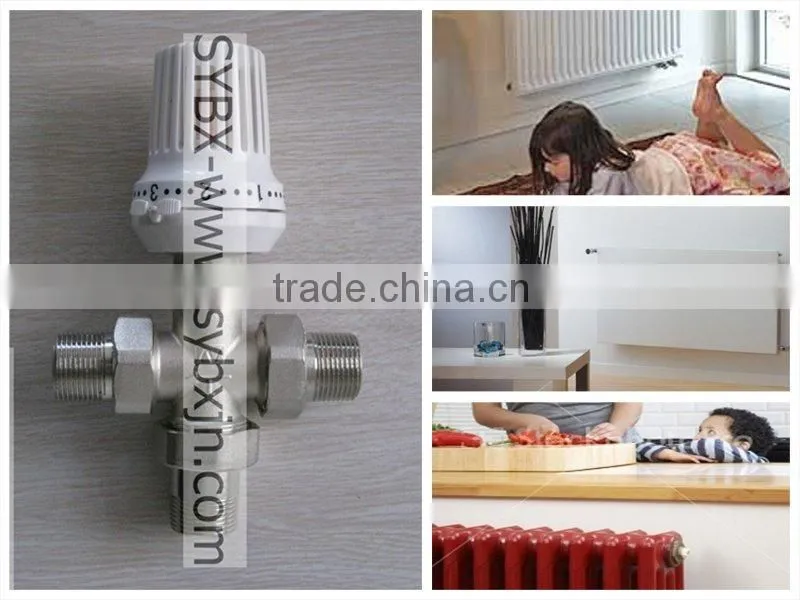 Alibaba China supplier Manufacturer Brass 3/4" Thermostatic Radiator Valve