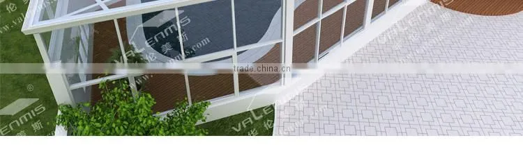 Suppliers of direct selling aluminum double-layer glass houses/garden sun rooms/greenhouse