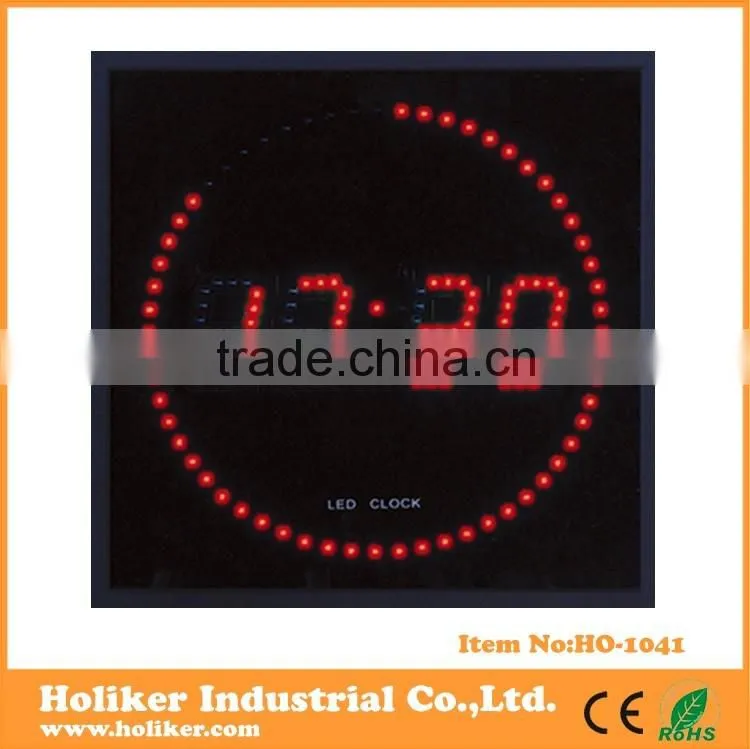 square led light wall digital clock