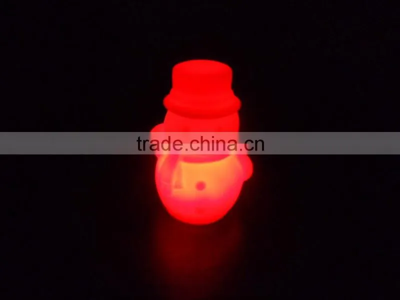 7 color changing snow man for Christmas Decoration LED night light