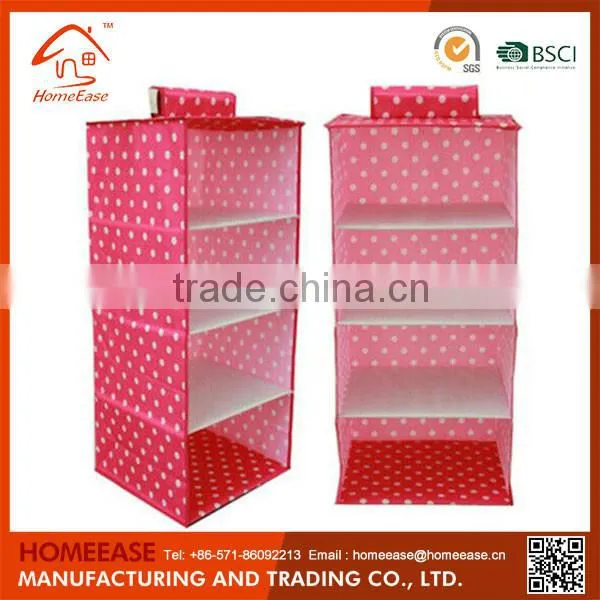 Hot sale closet foldable hanging shoe organizer with cardboard/Closet Organizer