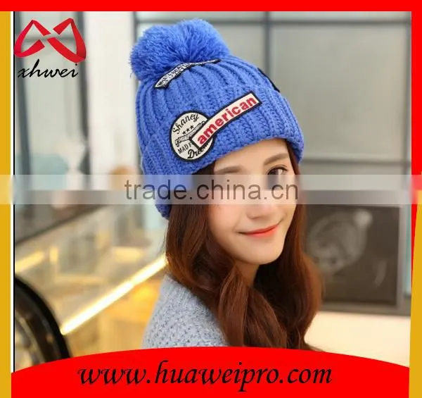 Latest Girl Hat Beanie Knit Winter Beanie for Women 100% Cotton Beanie Hat