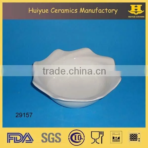 wholesale white porcelain noodle bowl with chopsticks