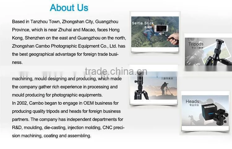 cambofoto tripod 2015 new china products for sale