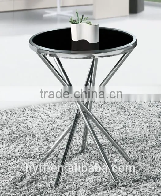 round coffee table,glass top coffee table,metal coffee table legs DJ127