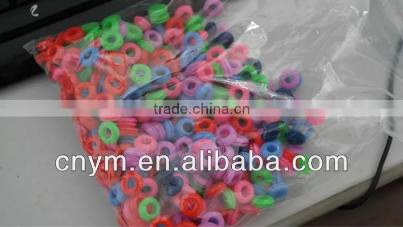 colored rubber grommets