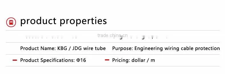 ISO galvanized cable conduit line pipe