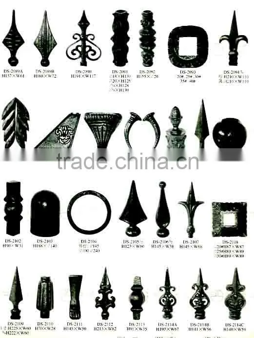 top-selling wrought iron fence spearhead