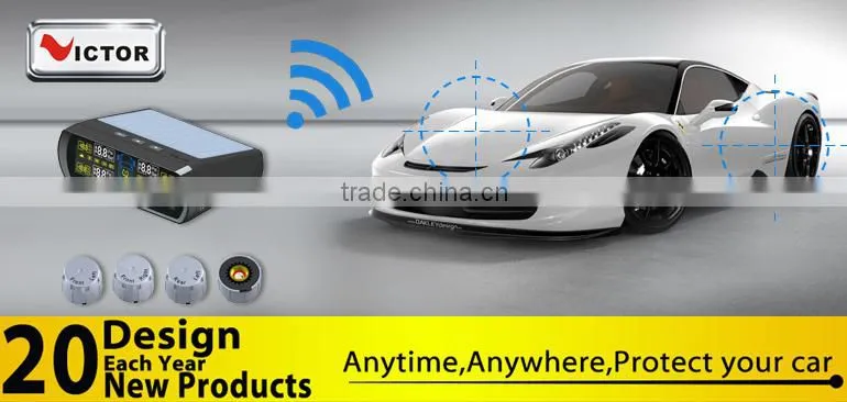 High quality digital monitor tire pressure gauges,solar power technology, external sensor