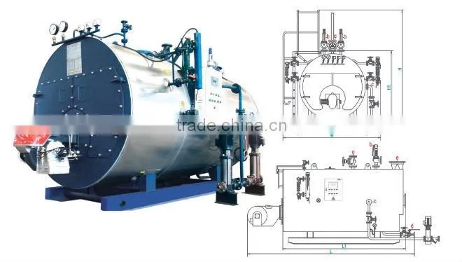 Multi-fired horizontal Boilers 1-5T/H