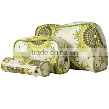 printing cotton toiletry cosmetic bag sets