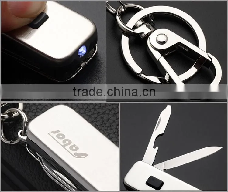 Customized Camping Multi Purpose LED Key Chain
