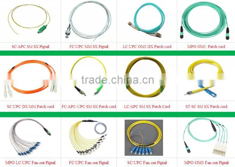 Male to Female Fixed LC ST SC FC Fiber Optic Attenuator