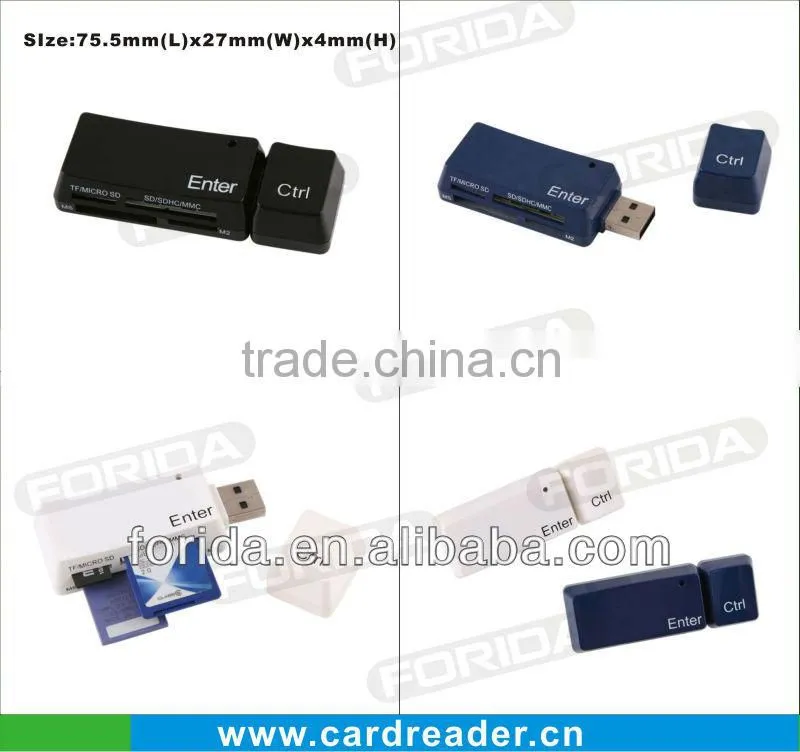 Newest USB2.0 Keyboard style ALL IN ONE Card Reader