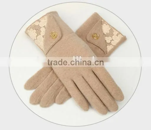 Elegant Lace Design Touch Screen Gloves For Smartphone/Laptop/ipad