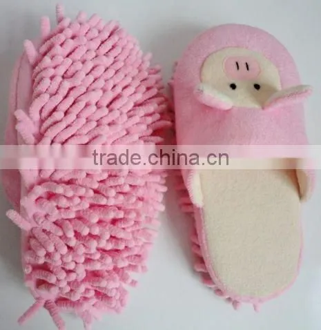 super clean chenille slipper with many colors