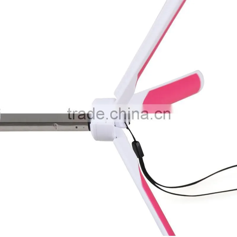 Newest Bluetooth Selfie Stick with Fan Monopod Tripod for cell phone