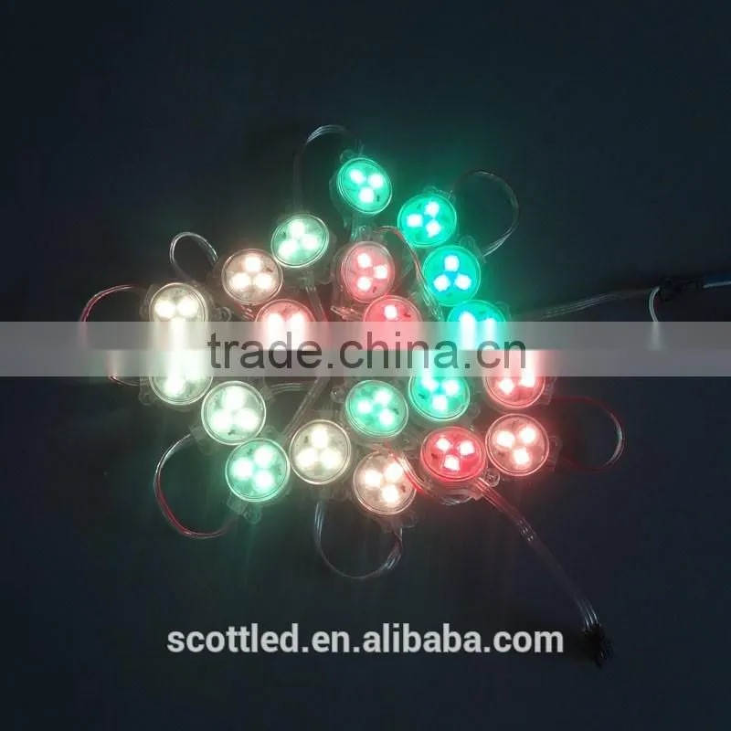 led 30mm mikly cover ws2811 ic led point light source smart controller disco Led Effect Light led dot light for advertising