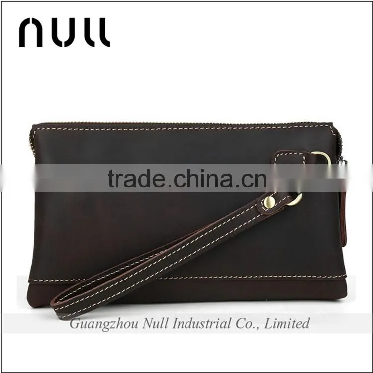 China Old Factory High Quality Leather Male Purse For Cash And Phone