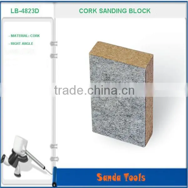 DIY hand tool cork sanding block