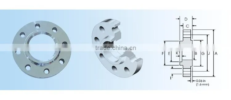 High Quality BS Standard PN25 Carbon Steel pipe fittings flange