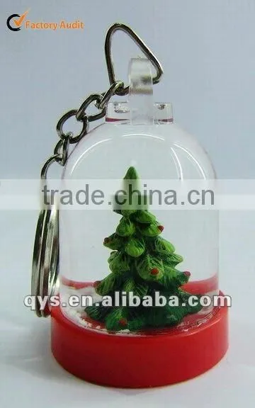 Acrylic & Resin Christmas Tree Key Chain/Key Ring