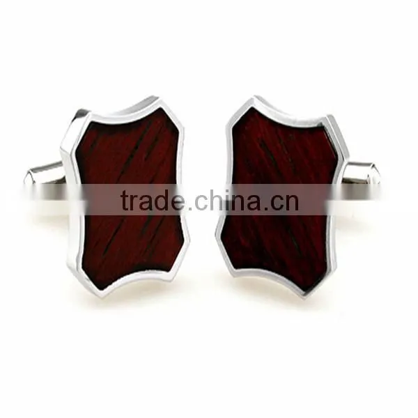Man shirts discount formal red wood cufflink