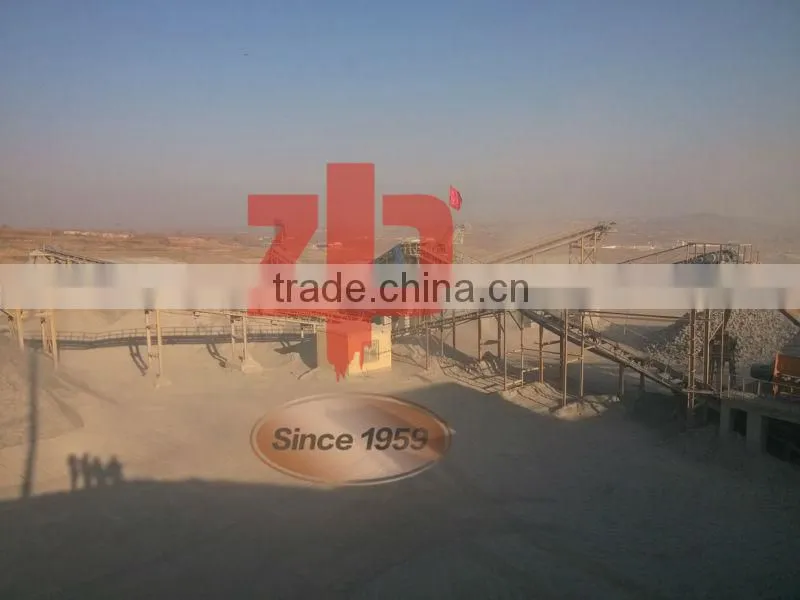 Zhongde low price high capacity rock crusher production line/Complete silica sand crushing production line