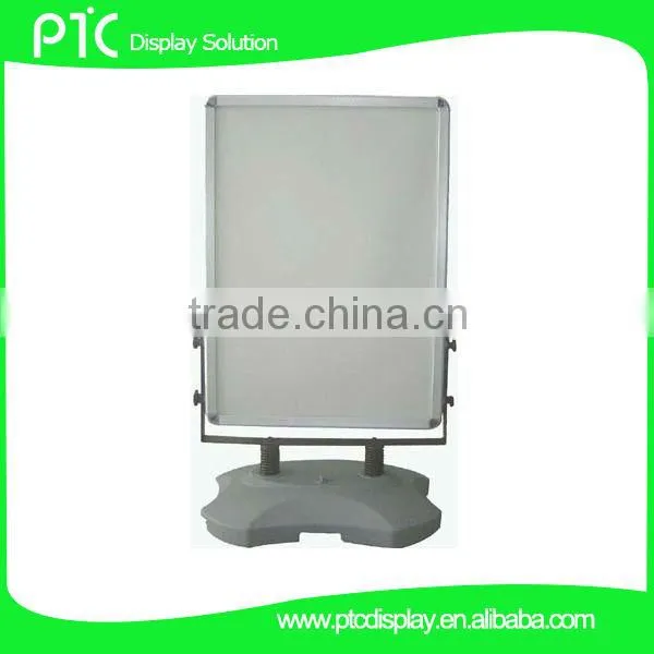 Outdoor people stopper with big platics water tank