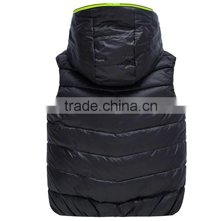 Custom Boys Hoody Sleeveless Padded Vest
