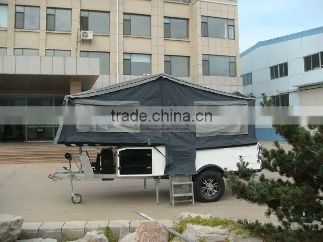 Rongcheng longhe fiberglass forward folding camper trailer LH-GQF-01A