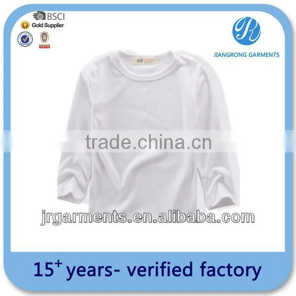 Bulk Cheap Boy Blank Long sleeve t shirts Kid's Long t shirts in Spring