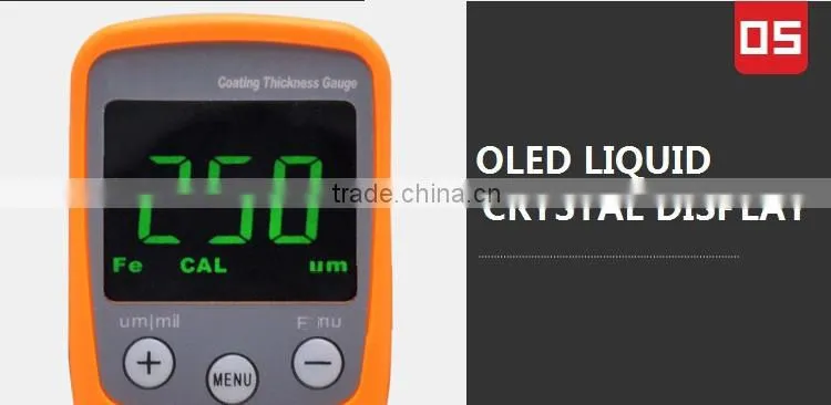 Dual use of FE and NFE coating thickness gauge with Max 20 store data