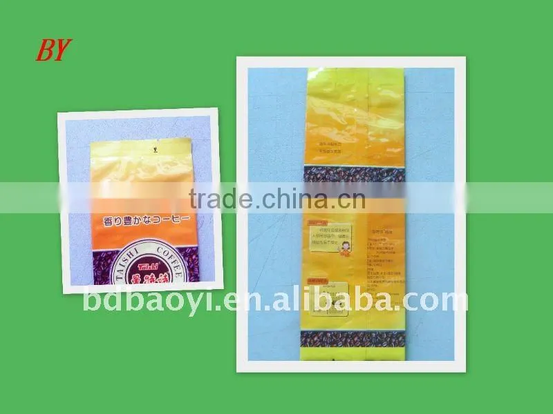 Hot sale T-seal coffee bean packaging bag with side gusset