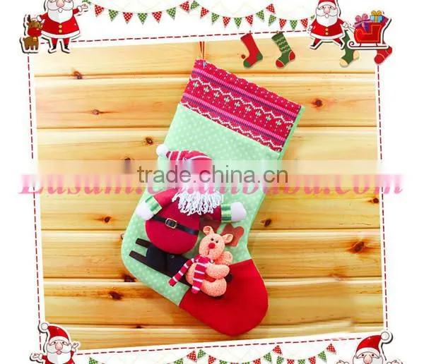 China factory sale 28*45cm candy gift packaging knit christmas stockings