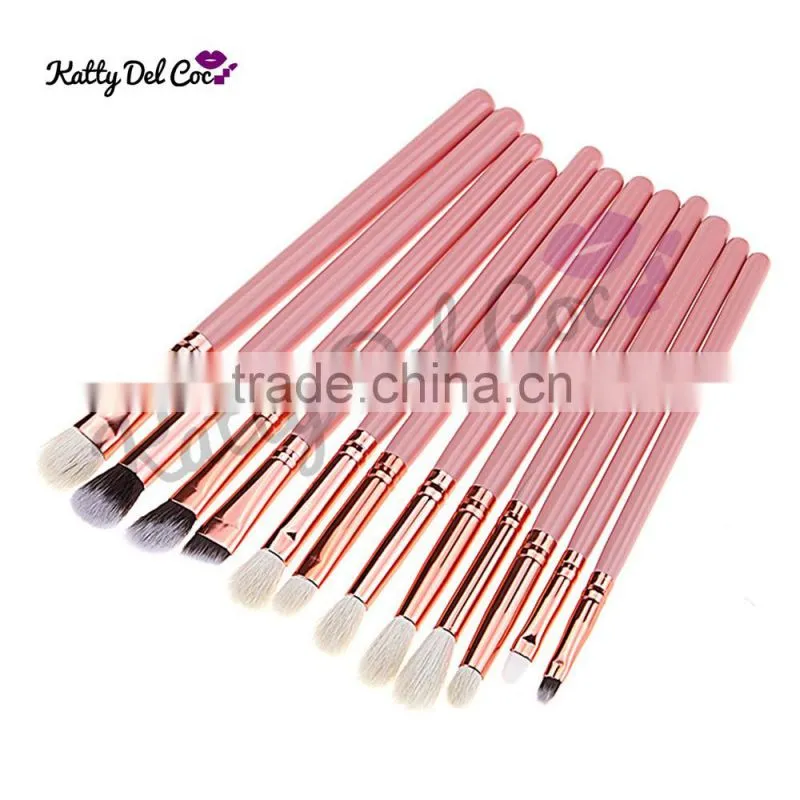 Beauty killer rose gold professional makeup brush set whole sale