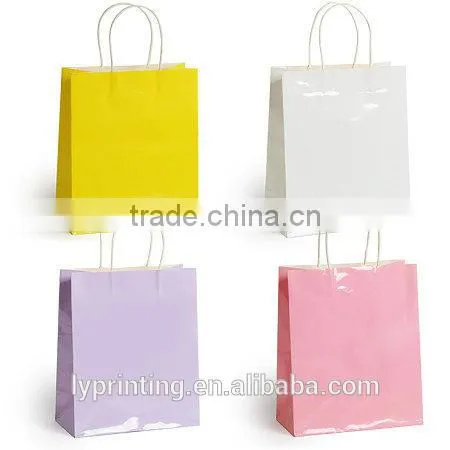 2016 gift paper bags matte art paper bag printing