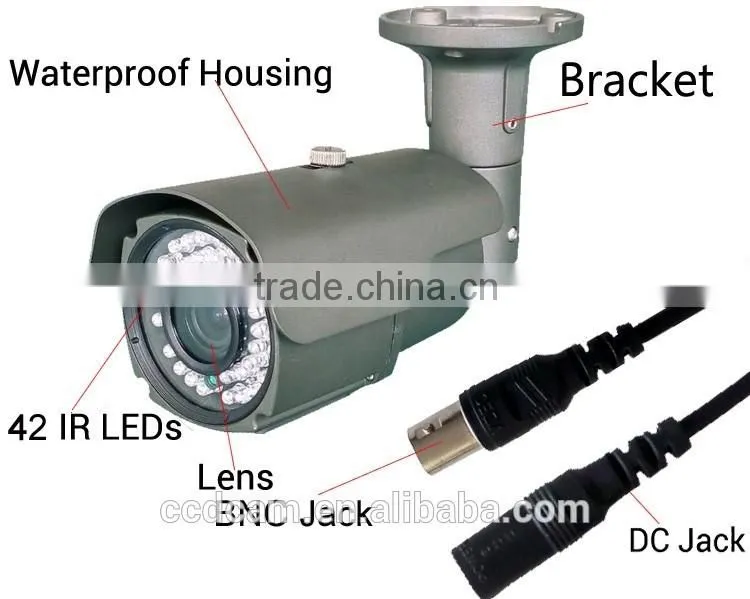 720P HD TVI Camera Digital Surveillance Megapixel IR Night Vision CCTV Camera System