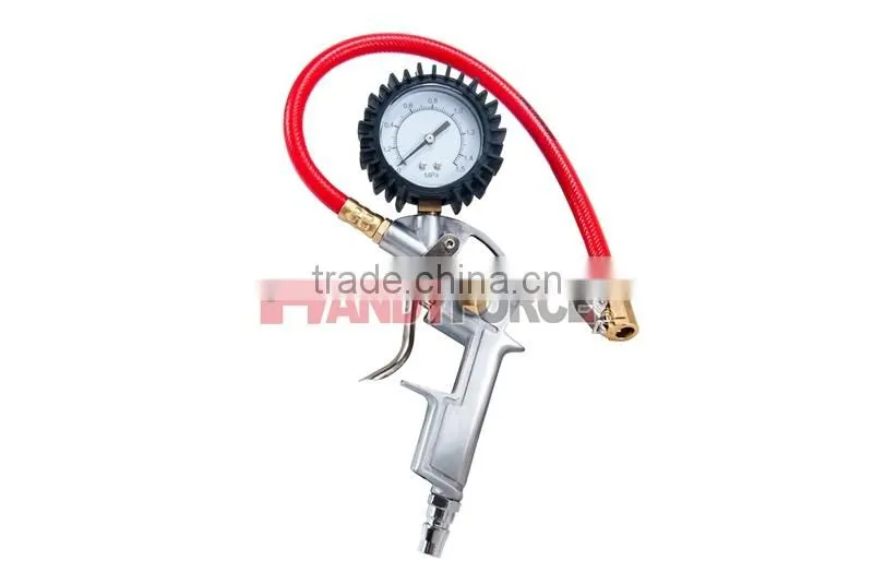 Pistol Style Tire Inflator with Gauge, Under Car Service Tools of Auto Repair Tools