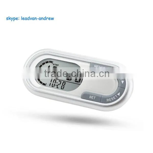 2014 New Pedometer Hot Selling Multi Function Pedometers with Belt Clip